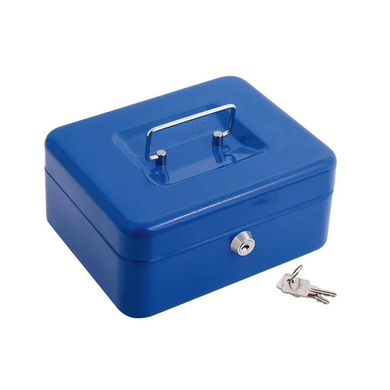 Caja Caudales Wolfpack Pintada Nº 2 200x155 Mm. Con Bandeja Interior Promoción