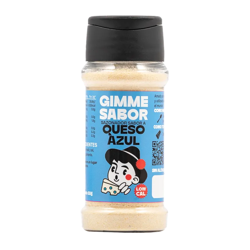 Garantía De Devolución De Dinero Sazonador vegetal sabor queso azul