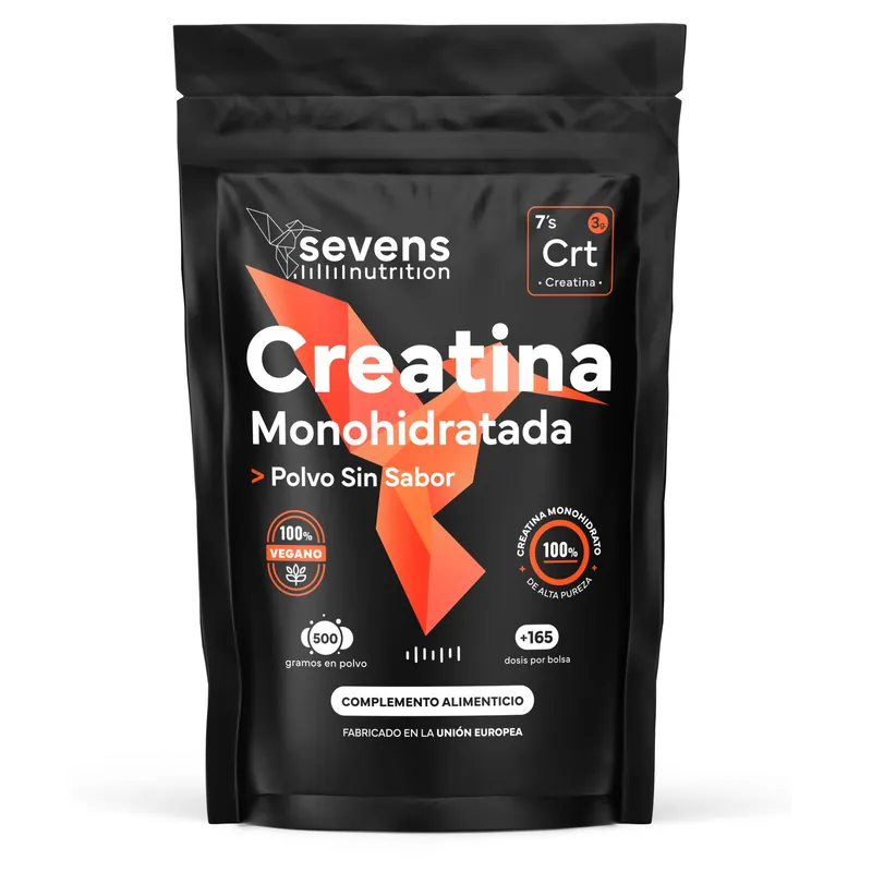 Creatina Monohidratada Sevens Nutrition. Más Fuerza, Energía Y Resistencia. Promoción Exclusiva
