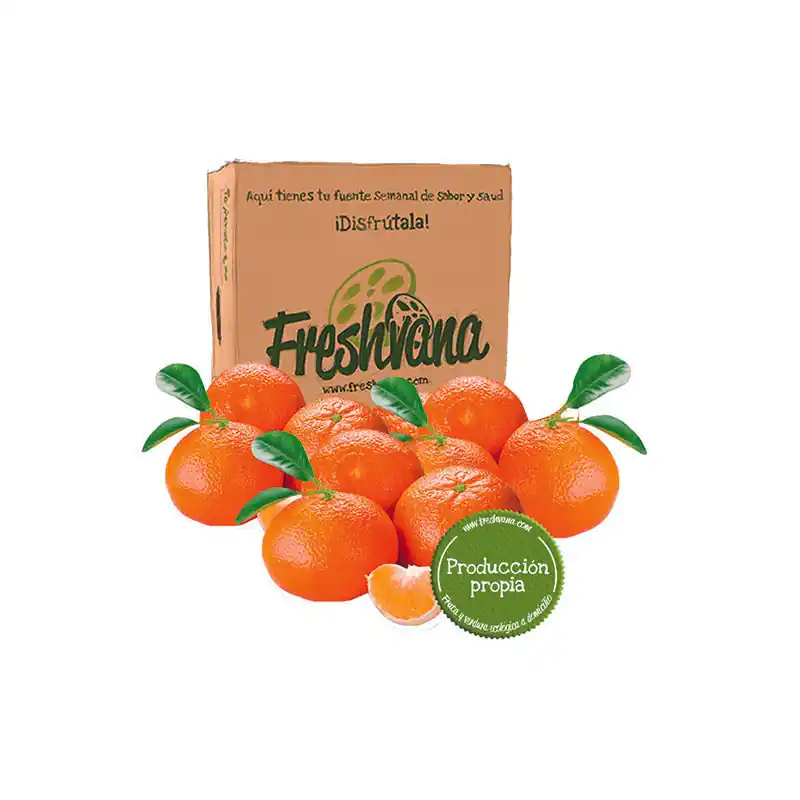 Caja De Mandarinas Ecológica Freshvana 6 Kg Directo De Fábrica