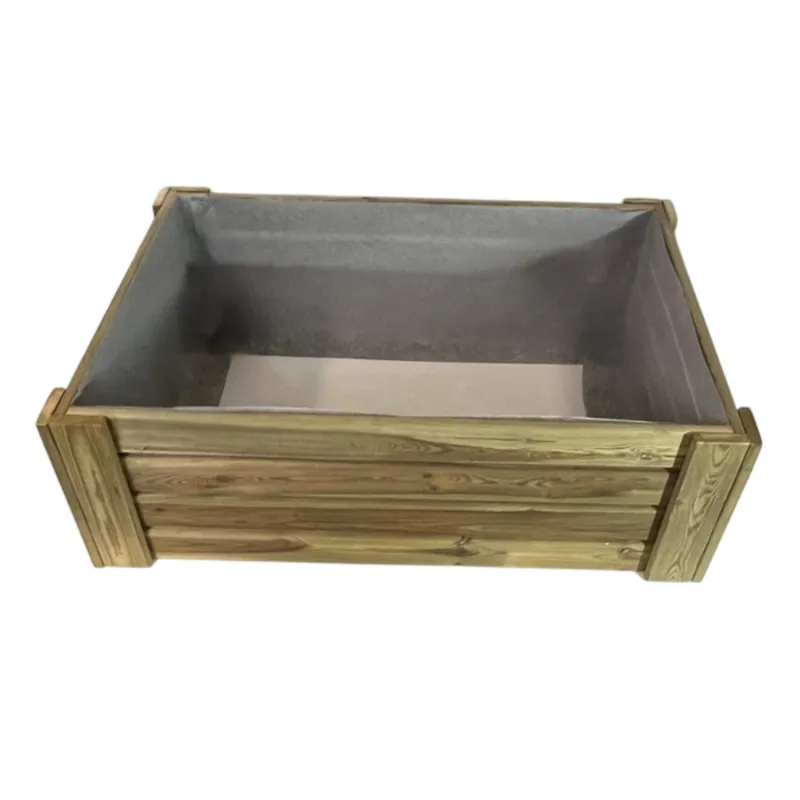 Cajón De Cultivo Natura. Altura De 40 Cm. Sin Base. Vidahuerto 120x100x40 Cm. Stock Limitado