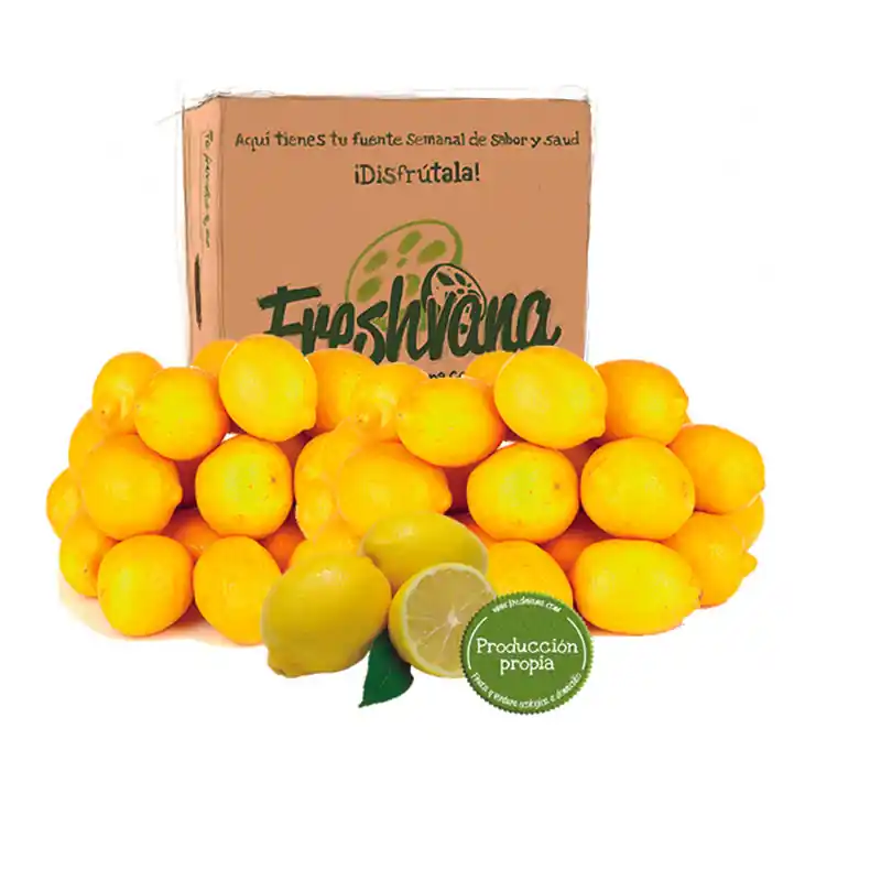 Caja De Limón Fino Ecológico Freshvana 6 Kg Comprar En Línea