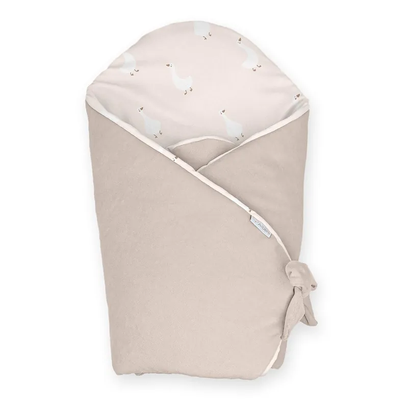 Saco Capazo Bebé Velour Goose Alta Calidad