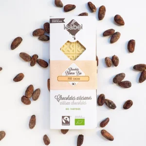 Precio Rebajado Tableta Bio chocolate blanco, 37% cacao