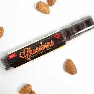 Chocobone chocolate negro Bio/ft y almendra caramelizada 100gr Mejor Calidad