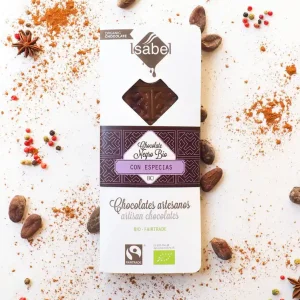 Ordenar Ahora Mismo Tableta Bio chocolate negro con especias