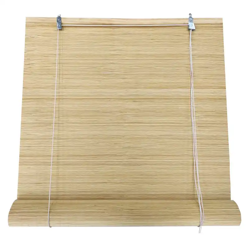 Estor Enrollable| Compuesto 100% Caña De Bambú Reforzado| Cortina Para Ventana O Puerta| Persiana Madera Nuevo Modelo