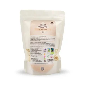Gran Oferta Gotas de cobertura Bio de chocolate blanco 35% cacao, Fair Trade.