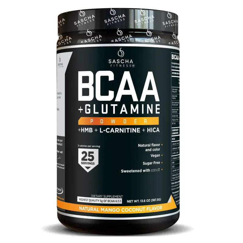 Bcaa + Glutamina Sabor Mango Coco - Sascha Fitness España Envío Internacional