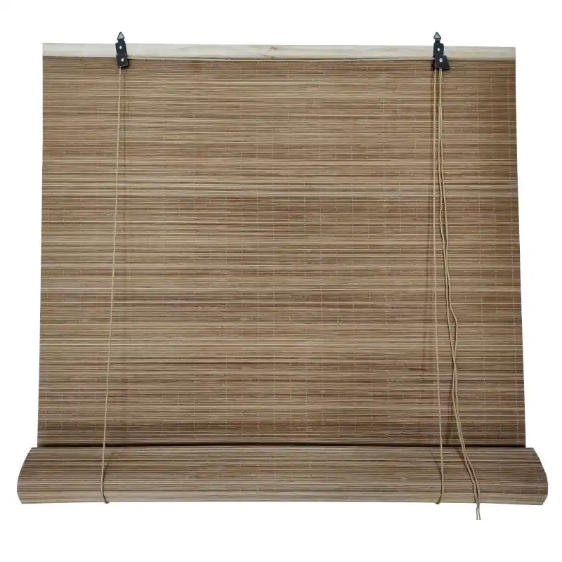 Estor Enrollable| Compuesto 100% Caña De Bambú Reforzado| Cortina Para Ventana O Puerta| Persiana Madera Oferta Especial