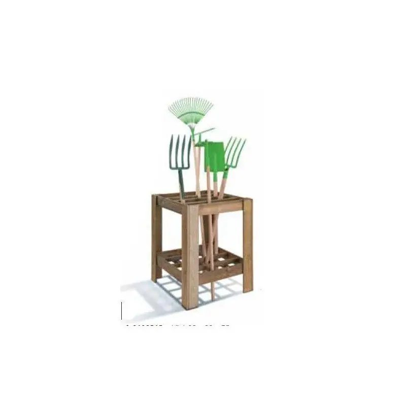 Organizador de madera para herramientas de cultivo Descuento