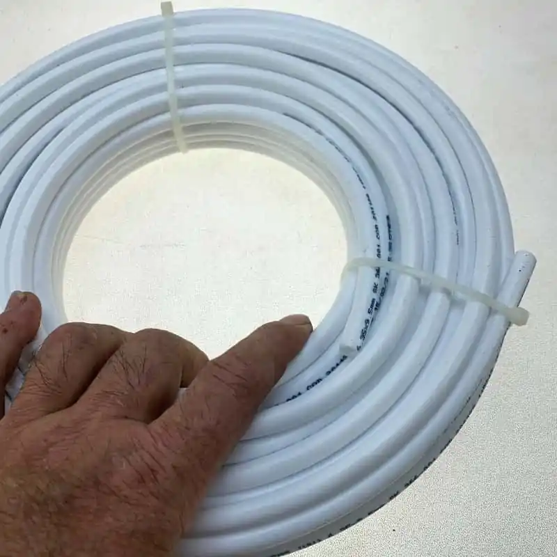 25 mt tubería blanca 10 mm Última Oportunidad