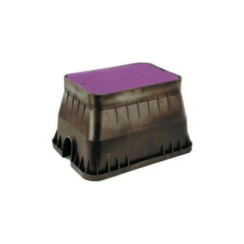 Arquetas rectangulares tapa morada Súper Precio