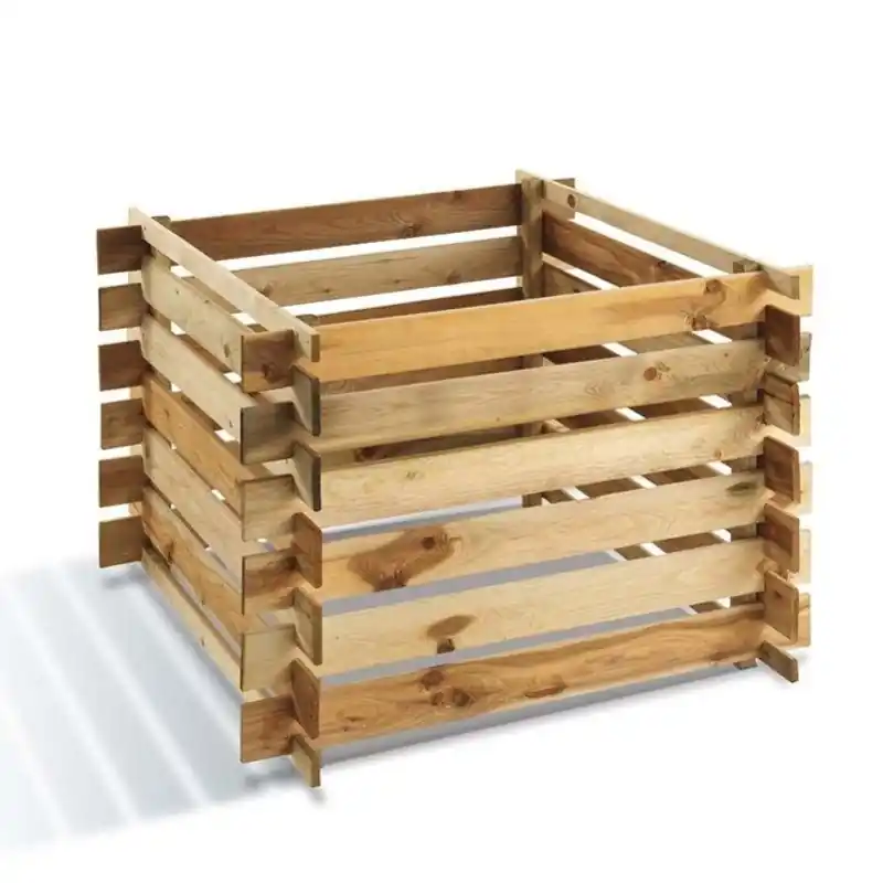 Ocasión Especial Silo de compost de madera 700 litros