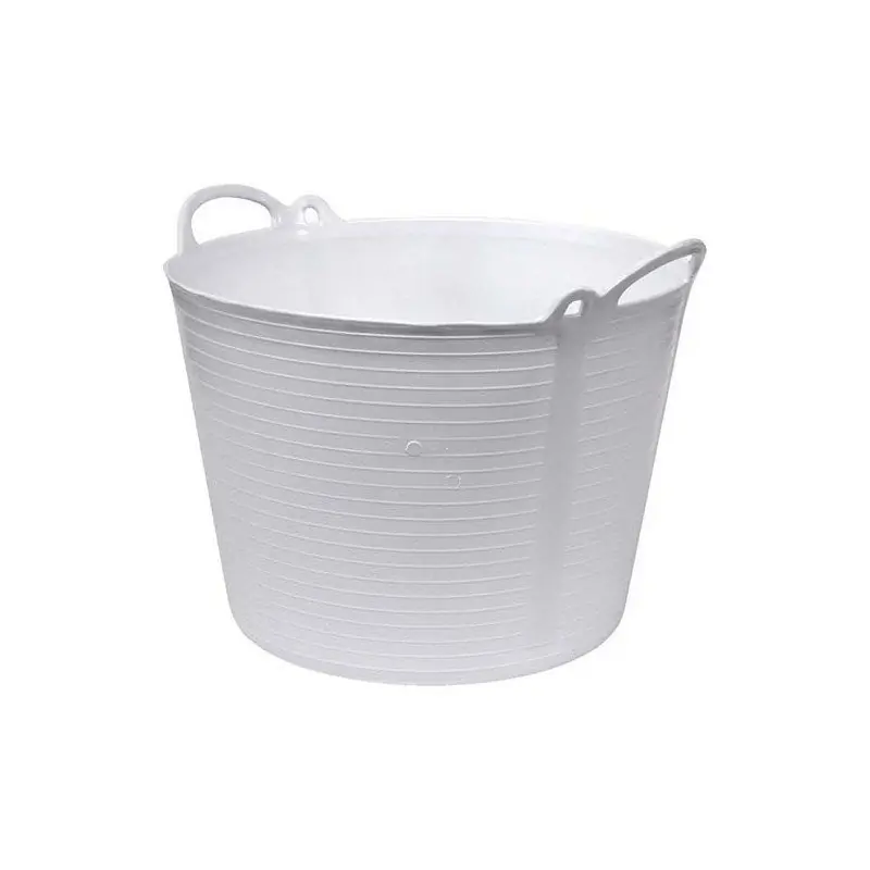 Cesto vendimia sin asa blanco Precio Rebajado