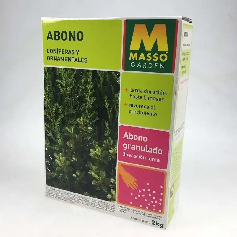 Abono coniferas y ornamentales Massó 2 kg Certificado