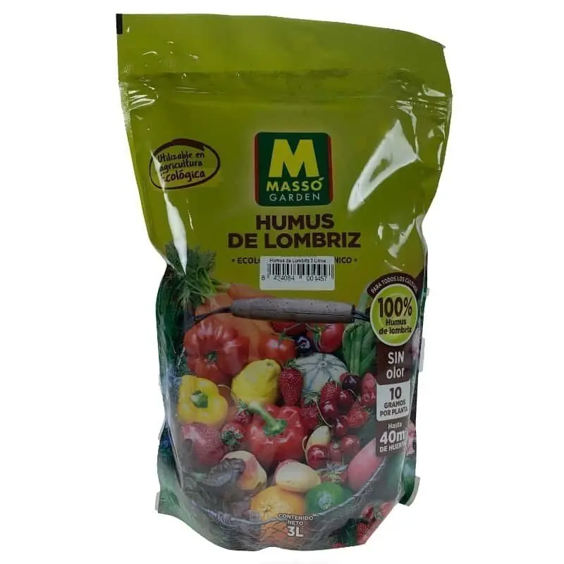 Humus de Lombriz 3 L. Compra Ahora