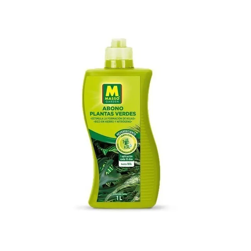 Marca Reconocida Abono plantas verdes 1 litro