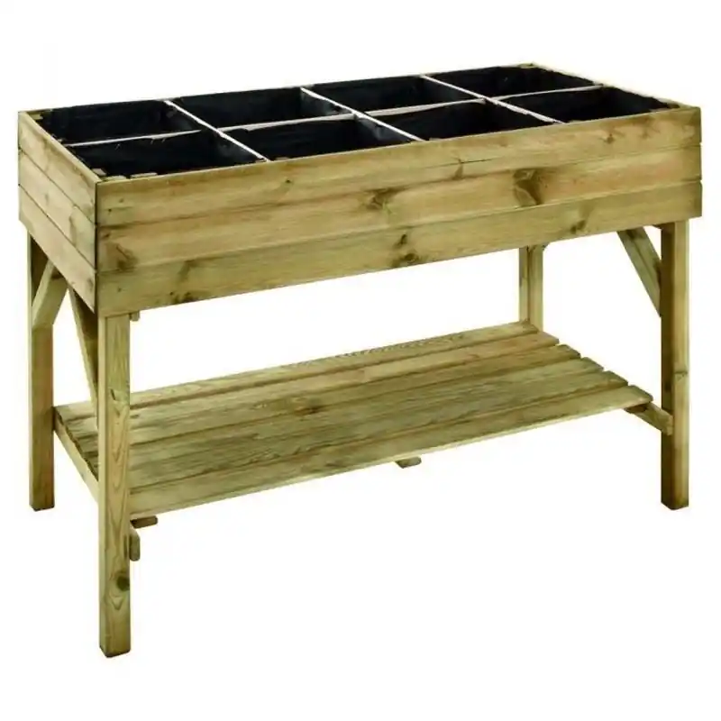Mesa de cultivo de madera rectangular GARIGUETTE De Moda