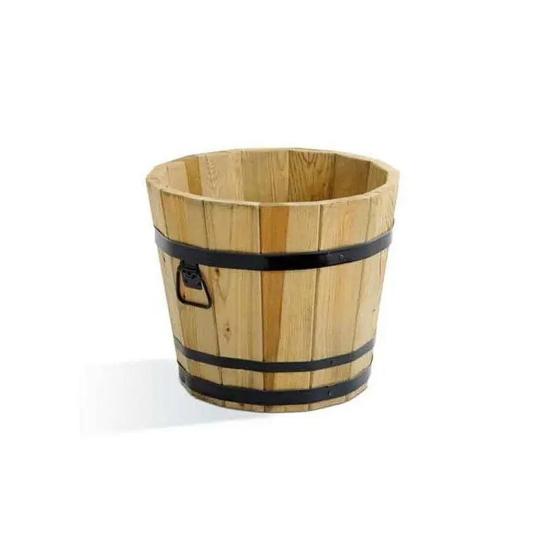 Exclusivo Jardinera de madera cubo Cepage 42