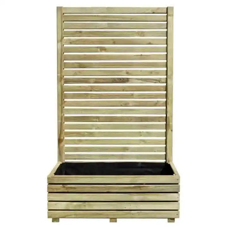 Jardinera con espaldera Kub 80 cm Barato