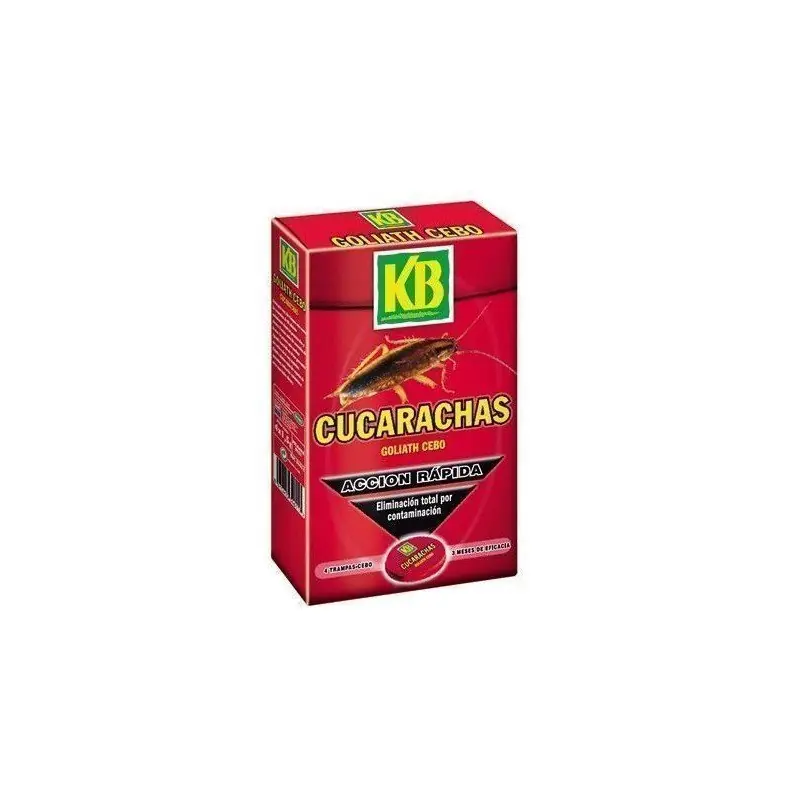 KB Anti-Cucarachas Trampa-Cebo 4x1,5gr Precio Rebajado