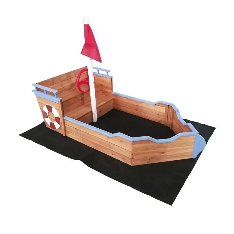 Arenero infantil madera barco Liquidación