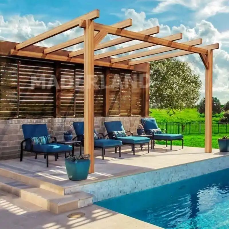Liquidación Pérgola laminada adosada modelo Andorra