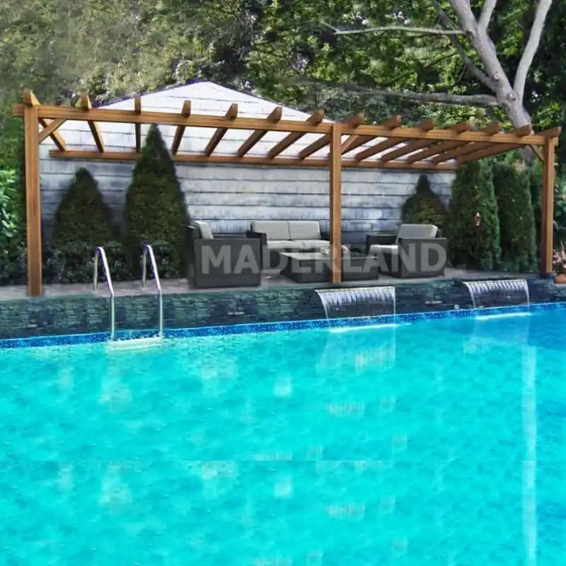 Stock Limitado Pérgola laminada adosada modelo Sevilla