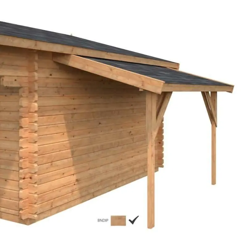 Adosado abierto para casas de madera Mejor Calidad