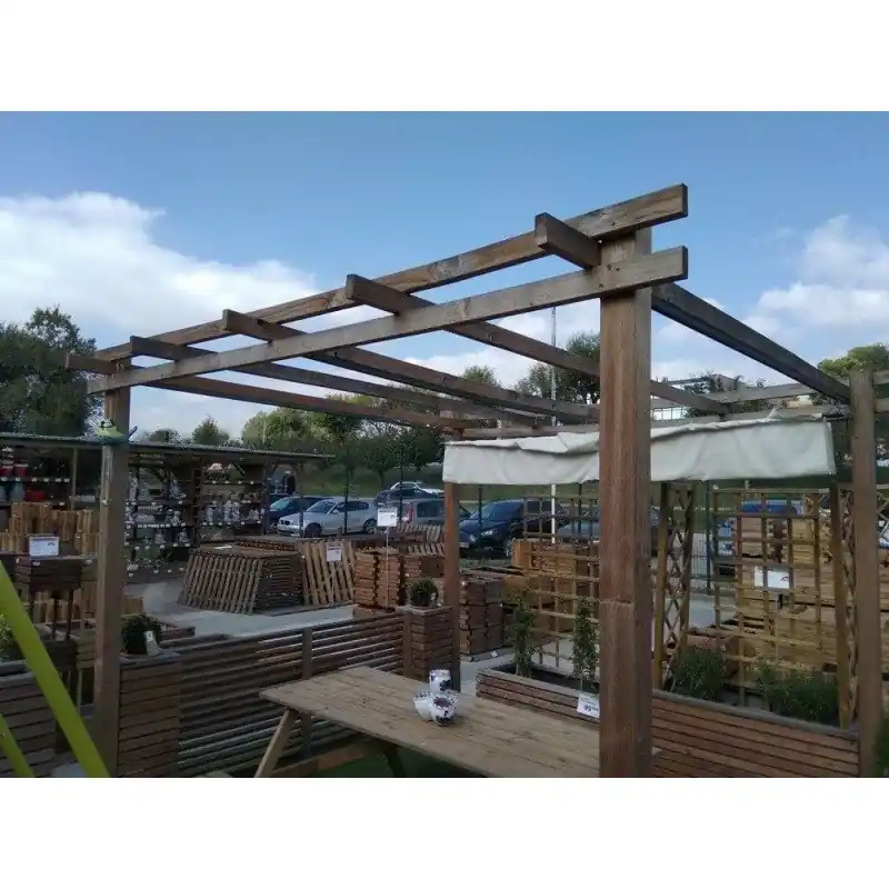 Oferta De Temporada Pérgola de madera maciza modelo Almería
