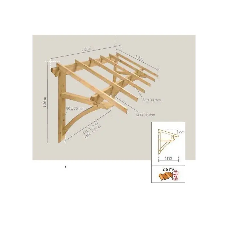 Tejadillo de madera Medicis Súper Precio