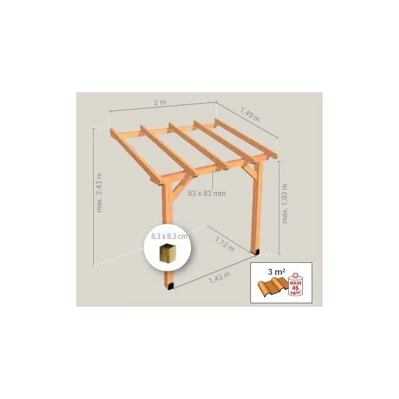 Tejadillo de madera ABS2015 Compra Hoy