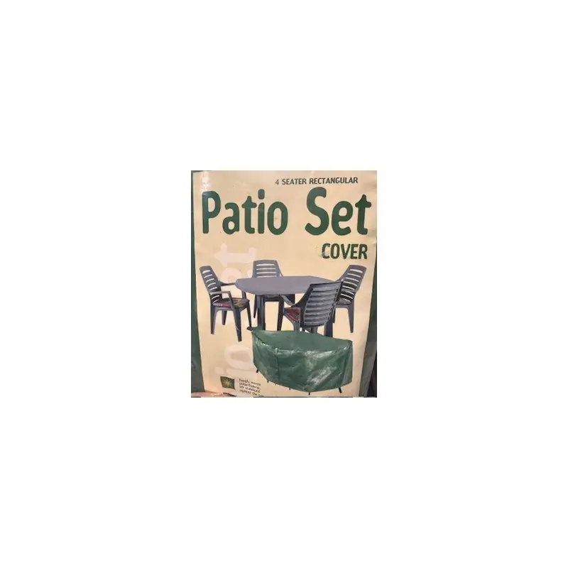B325 Funda Set Patio Rectangular 4 sillas polietileno Devolución Gratuita