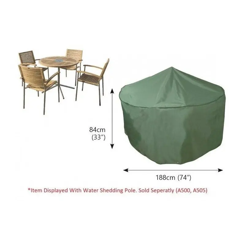 C520 Funda mesa circular jardín y 4-6 asientos Más Vendido