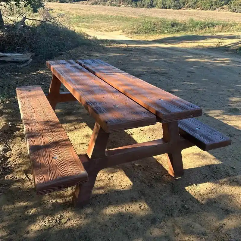 Precio De Fábrica Mesa de picnic Precal Imitación madera