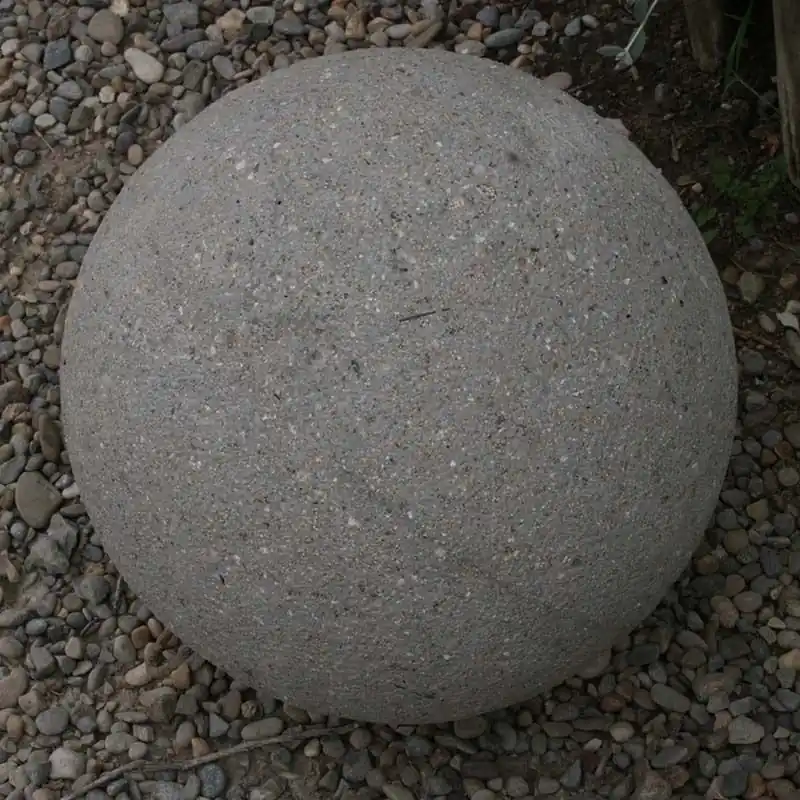 A Buen Precio Bochas de piedra, replica de piedra 40 cm