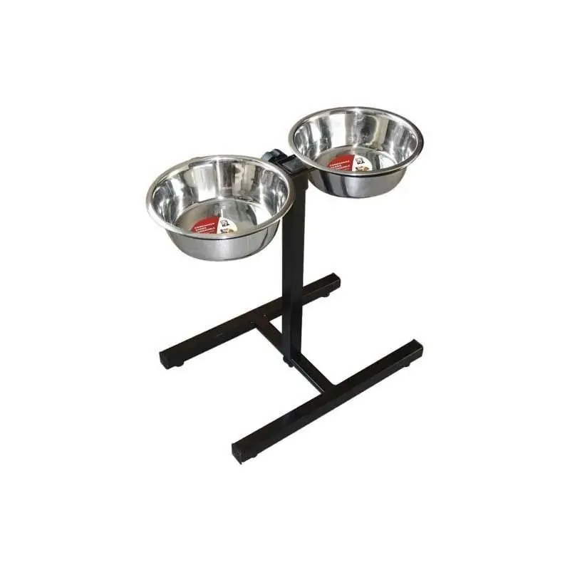 Compra Ahora Soporte regulable con 2 comederos