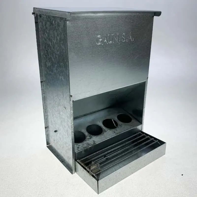 Comedero Galvanizado para Pájaro Precio Reducido