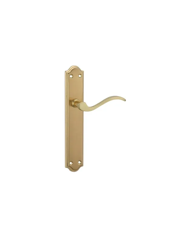 Solo Por Tiempo Limitado MANIVELA PUERTA PLACA LATON PULIDO M-1101 SH HERRAYMA