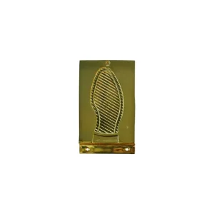 PLACA PISA PUERTA PLP 147X98MM LATON SATINADO xxx Precio Económico