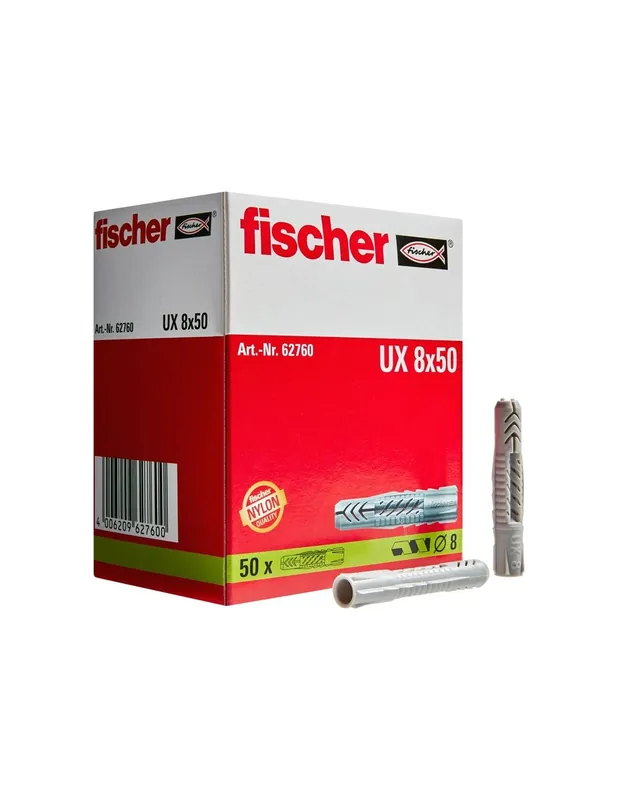 Alta Calidad TACO FISCHER UX-8X50 EN CAJA caja 50 ud
