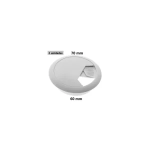 TAPA PASA CABLES BLANCO 60 X 22 mm Oferta Especial