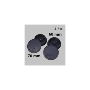 Certificado TAPA PASA CABLES NEGRO 60x22MM