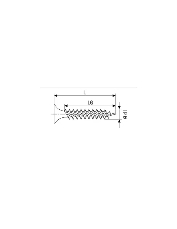 Disponible Ahora TORNILLO DE MONTAJE PLADUR GIX NEGRO 3,9X35 CL 150 UND