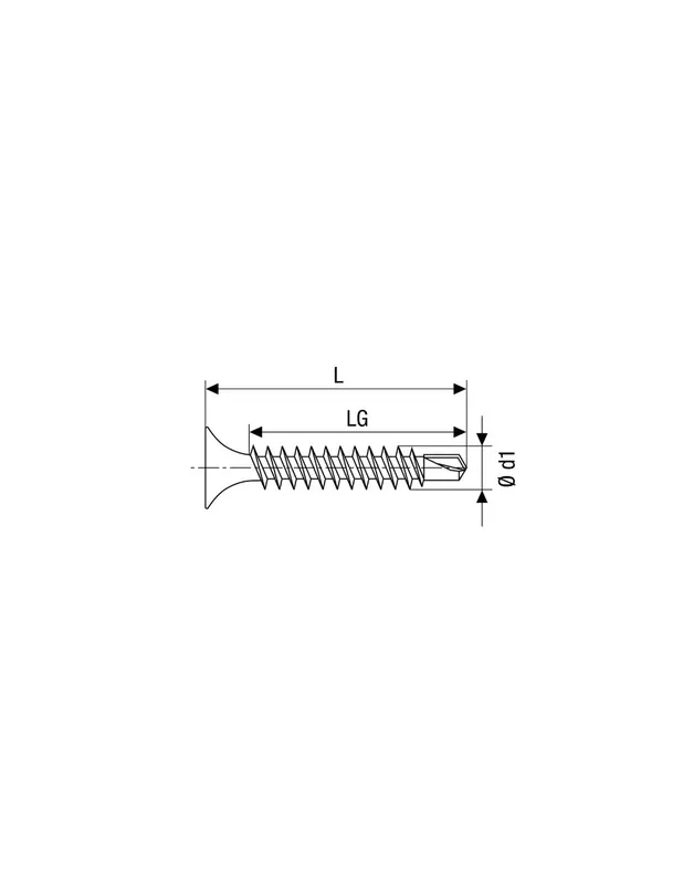 Disponible Ahora TORNILLO DE MONTAJE PLADUR GIX perforante 3,5x25 200u