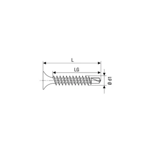 TORNILLO DE MONTAJE PLADUR GIX perforante 3,5x35 175u Oferta Limitada