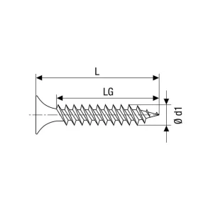 TORNILLO DE MONTAJE PLADUR GIX NEGRO 3,9X25 CL 200 UND Devolución Gratuita