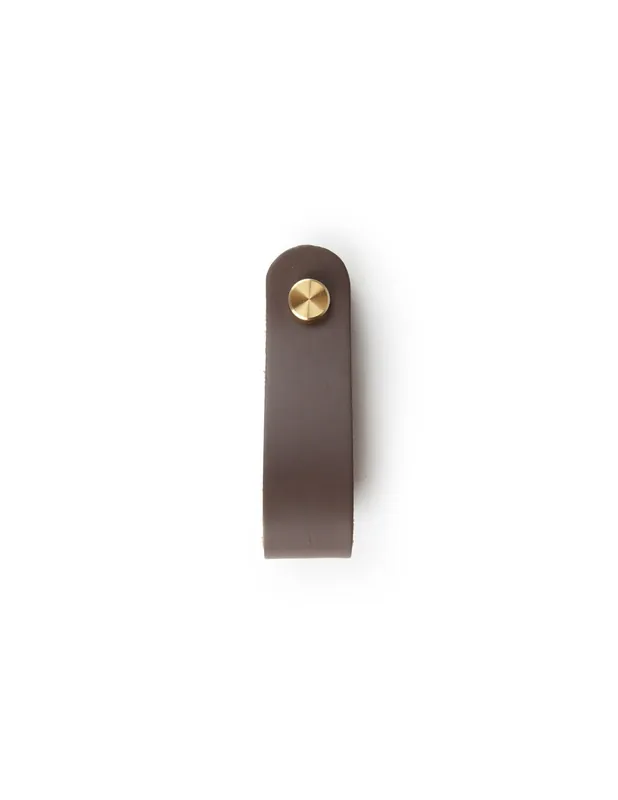 POMO TIRADOR 783 CUERO CHOCOLATE Marca Reconocida