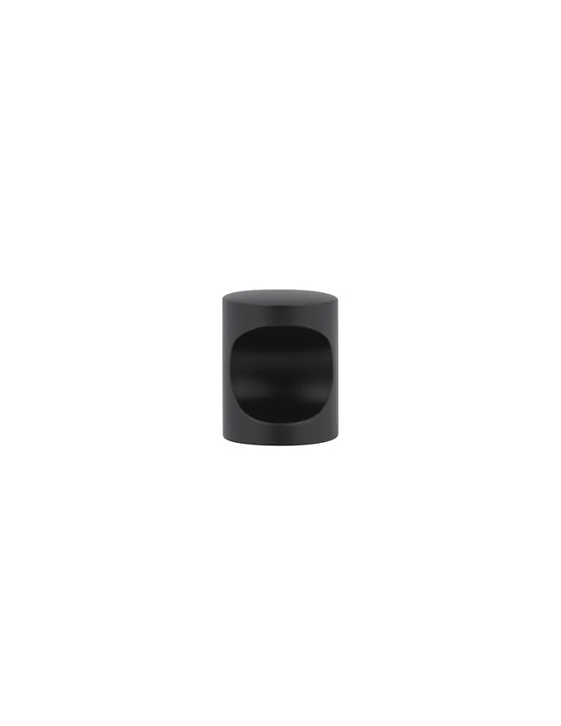 Precio Reducido POMO TIRADOR MOD. 718 18MM NEGRO MATE 4 UD